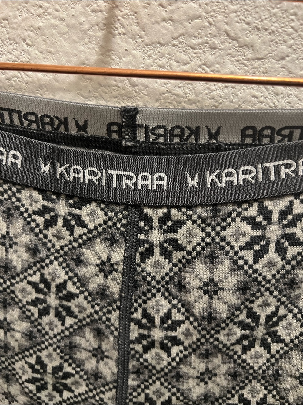 Kari Traa Grey & Light Gray Nordic Panel Leggings - Picture 3 of 5